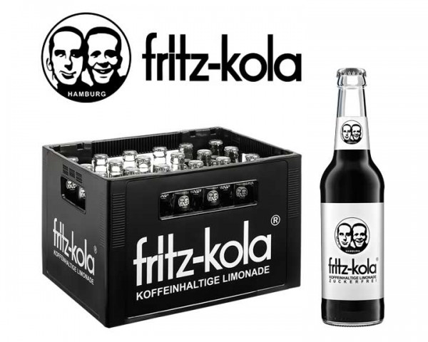 Fritz Kola zuckerfrei Kiste 24x0,33 ltr.