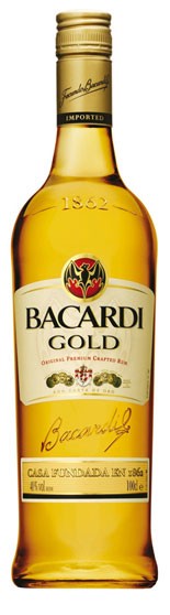 Bacardi Gold Flasche 1,0 ltr.