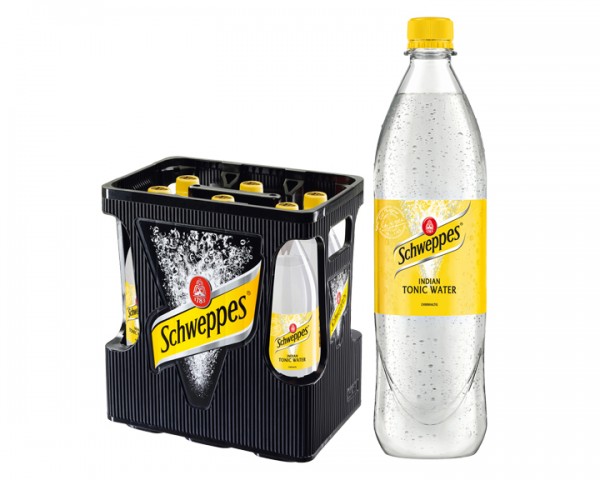 Schweppes Indian Tonic Water 6x1,0 ltr. PET