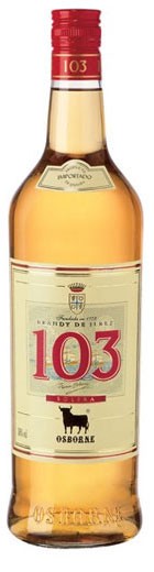 Osborne 103 Etiqueta Blanca Flasche 0,7 ltr.